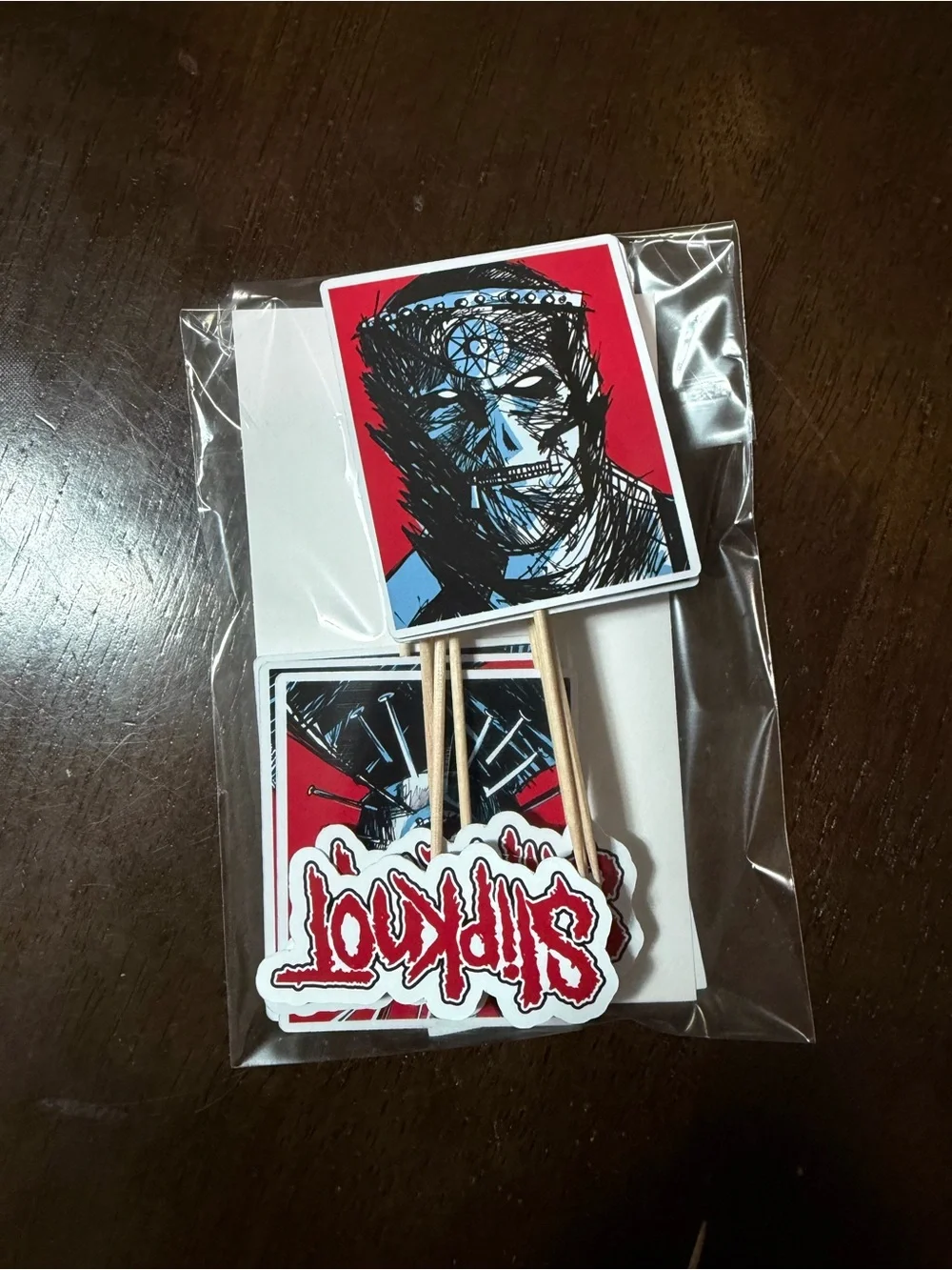 Band Mask slip knot Cupcake Toppers